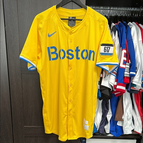 David Ortiz Boston Red Sox Nike City Connect Elite Jersey - Gold
